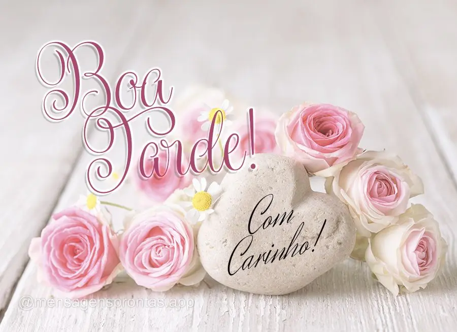 Com carinho! Boa tarde!