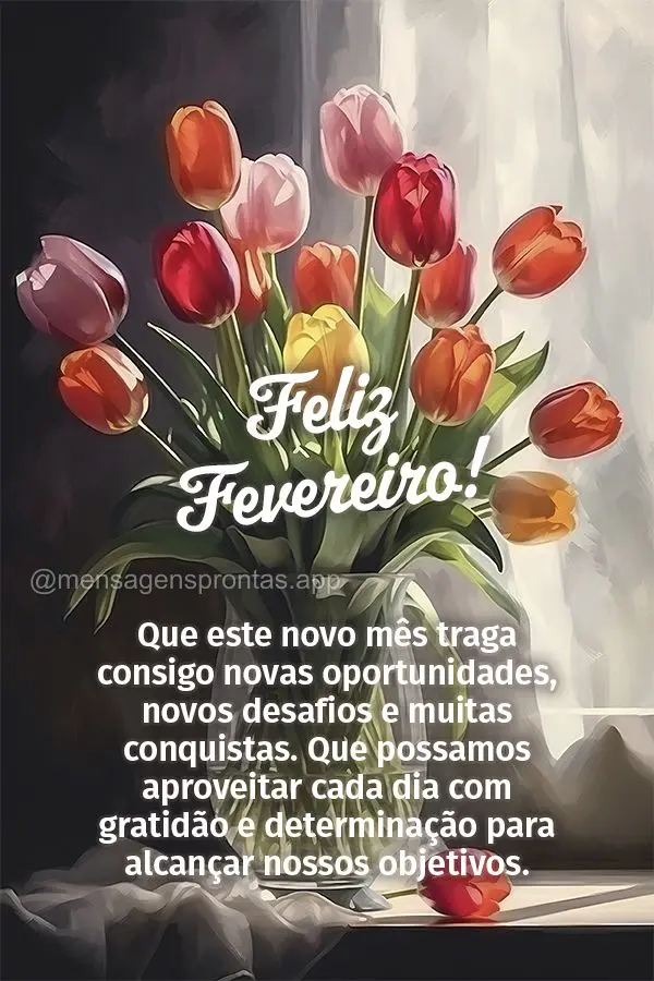 Que este novo mês traga consigo novas oportunidades, novos desafios e muitas conquistas. Que possamos aproveitar cada dia com gratidão e determinação...