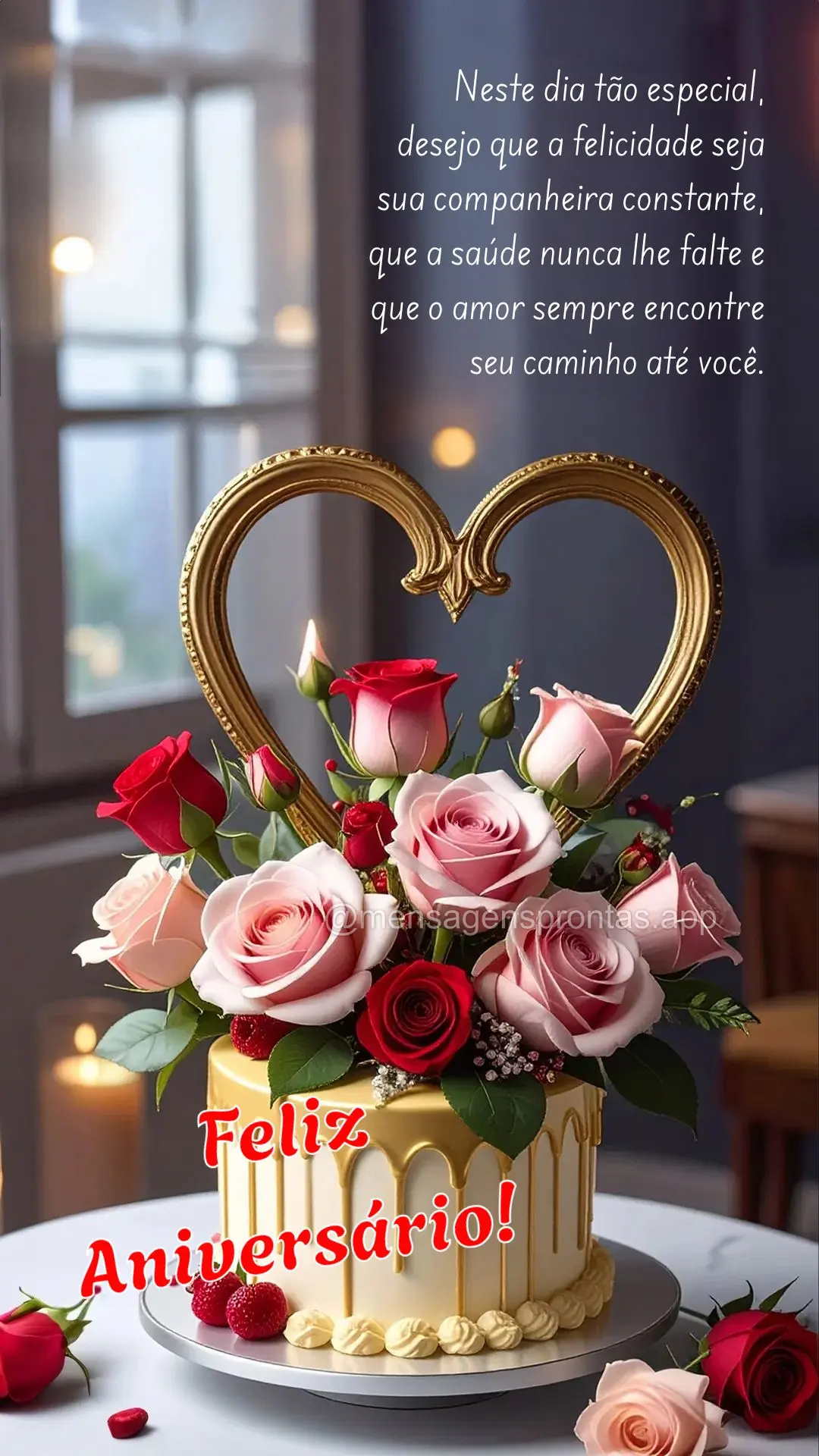 Neste dia tão especial, desejo que a felicidade seja sua companheira constante, que a saúde nunca lhe falte e que o amor sempre encontre seu caminho at...