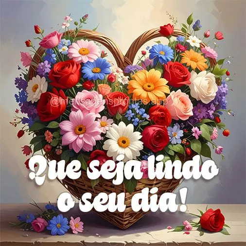 Que seja lindo o seu dia!