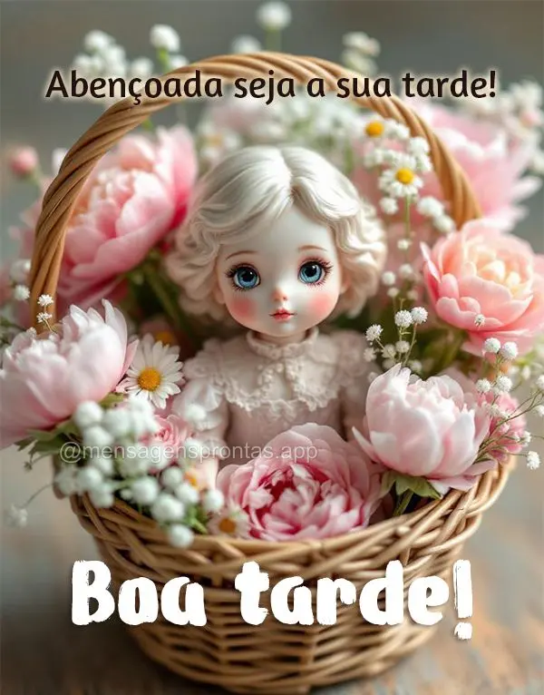 Abençoada seja a sua tarde! Boa tarde!